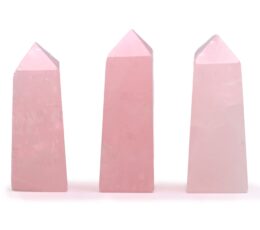 Gemstone Obelisk Point approx 5cm - Rose Quartz