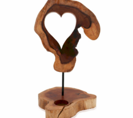 Candle Holder Sign - Heart Shape