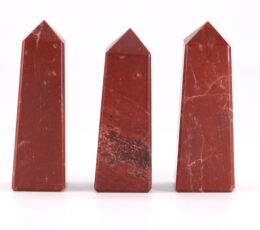 Gemstone Obelisk Point approx 5cm - Red Jasper
