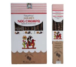 Golden Nag Champa Smudging Resin Sticks - 30g