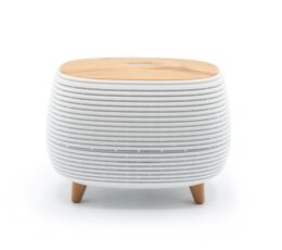 Futuristic Ribbed Aroma Diffuser with Colour-Changing Light