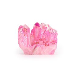 Med Enhanced Quartz - Aura Rose Halo Quartz (approx 100-150gm 7-10cm)