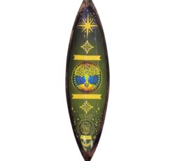 Enamel Incense Bowl - Mango Wood - Tree of Life