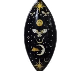 Enamel Incense Bowl - Aluminum - Enchanted Night Owl
