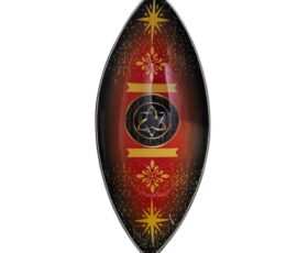 Enamel Incense Bowl - Aluminum - Pagan Triquetra