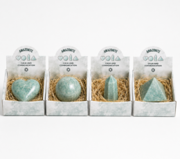 Four Gemstone Shapes - Amazonite