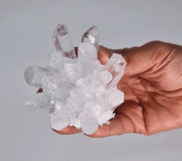 Crafted Quartz Cluster - Clear Quartz (approx 250-300gm 8cm)