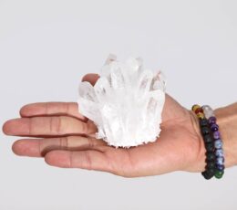 Crafted Quartz Cluster - Clear Quartz (approx 250-300gm 8cm)
