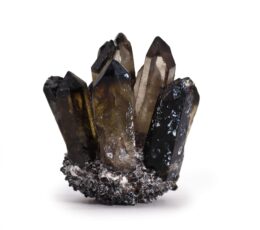 Crafted Quartz Cluster - Smoky Ghost Quartz (approx 250-300gm 8cm)