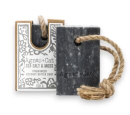 Agnes + Cat Soap On A Rope - Sea Salt And Moss