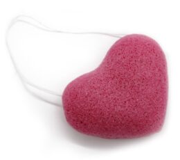 Konjac Heart Sponge - Rose