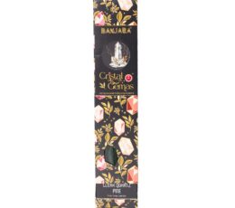Banjara Cristal Gemas Incense Sticks - Clear Quartz Pine