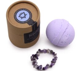 Amethyst Gem Bracelet Bath Bomb