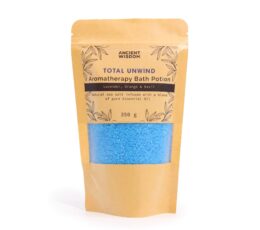 Aromatherapy Bath Potion in Kraft Bag 350g - Total Unwind