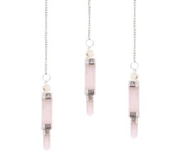 Three Piece Pendulum - Rose Quartz