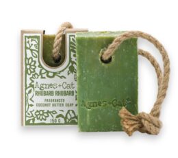 Agnes + Cat Soap On A Rope - Rhubarb Rhubarb