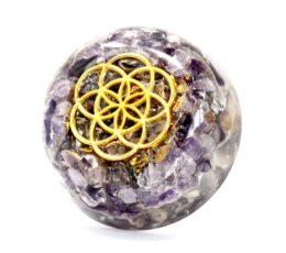 Orgonite Desk Power Packs - Amethyst Dome