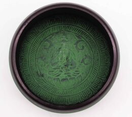 Earth Powder Singing Bowl - Mandala Buddha - 16cm