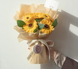 Large Sunflowers Bouquet - Love is Eternal -  Gift Card
