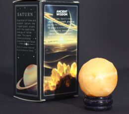 Yellow Jade Planet on a Sola Goldstone Stand - 40mm (30x15mm stand)