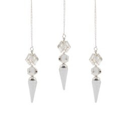 The Architect of Clarity - Three Piece Pendulum - Crystal Quartz