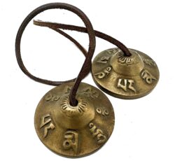 Tibetan Tingsha - Lucky Symbols - approx 6cm