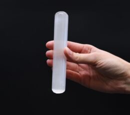 Selenite Wand - 16 cm (Round Both Ends)