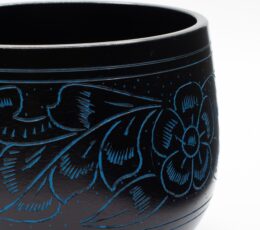 Cauldron Singing Bowl - Magic Mushroom - Blue (15cm)