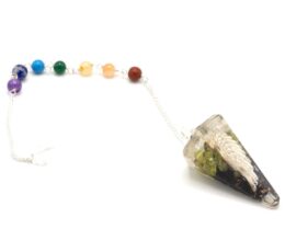 Orgonite Power Chakra Pendulum - Angel Wing
