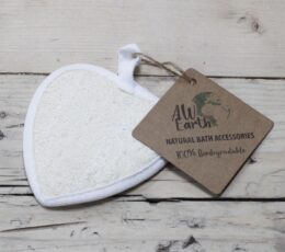 Natural Loofah Body Scrubs - Heart