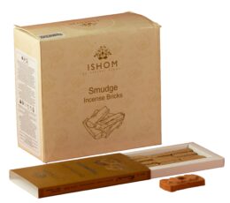 Pack of 15 Natural Incense Smudge Bricks and Burner - Frankincense