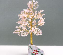 Rose Quartz Gemstone Tree - 320 Stones
