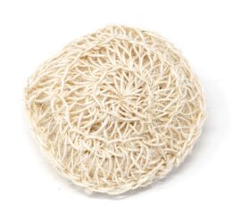 Sisal Sponge and Scrub - Soft Round Exfoliating Cushion