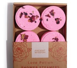 Zen Shower Steamers - Therapy Wellness Quartet - Love Potion (Pinky Red)