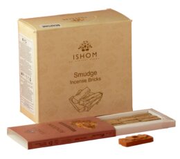 Pack of 15 Natural Incense Smudge Bricks and Burner - Benzion