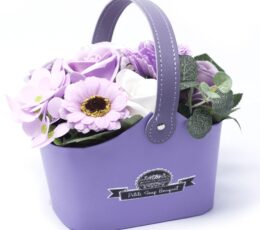 Bouquet Petite Basket - Soft Lavender