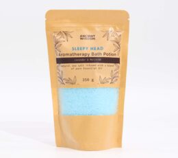 Aromatherapy Bath Potion in Kraft Bag 350g - Sleepy Head