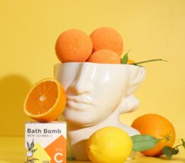 Vitamin C Infused Bath Bomb with Essential Oils