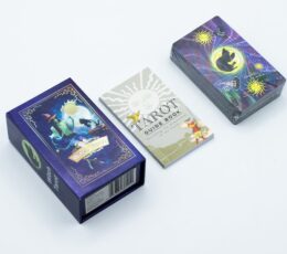 Purple Foil Tarot Card Set - Witch Tarot - with booklet