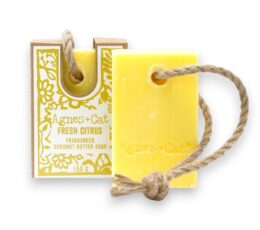 Agnes + Cat Soap On A Rope - Fresh Citrus
