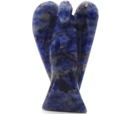 Hand Carved Gemstone Angel - Sodalite