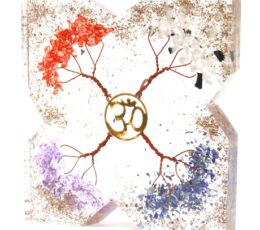 Orgonite Desk Power Packs - 4 Tree Copper Attractor - Lrg