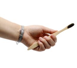 1x Bamboo Toothbrush - Charcoal Medium Soft