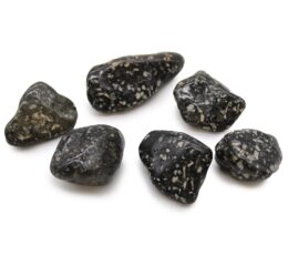 Bag of 6 Large African Tumble Stones - Guinea Fowl Bag of 6 Large