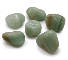 Bag of 6 Large African Tumble Stones - Aventurine