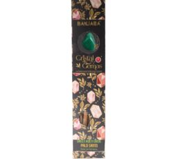Banjara Cristal Gemas Incense Sticks - Green Aventurine Palo Santo