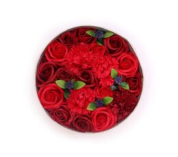 Round Box - Classic Red Roses