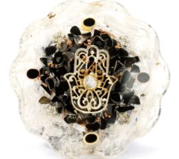 Orgonite Desk Power Packs - Hamsa with Sellonite - Med