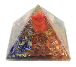Lrg Orgonite Pyramid 70mm - Ganesh