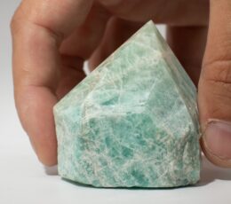Gemstone Top Polished Points - Indian Amazonite (approx 5-6 pieces)